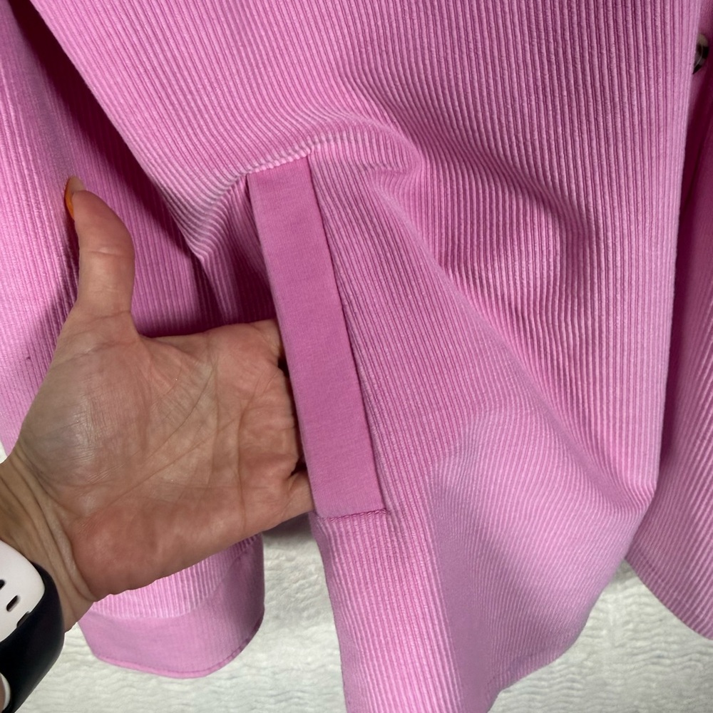 NWT Altar'd State Pink Button Down. Size large. Soft and cozy 🤩🧡 - Picture 6 of 9